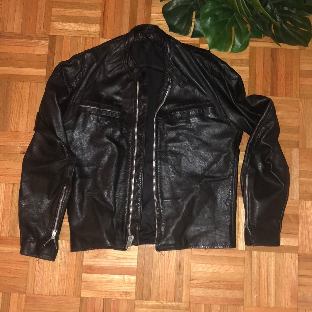 Vintage men’s leather jacket